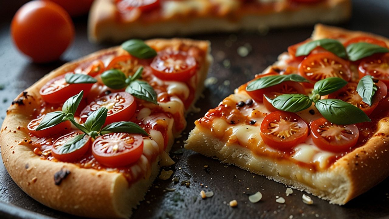 Cherry tomato pasta with olive oil and garlic