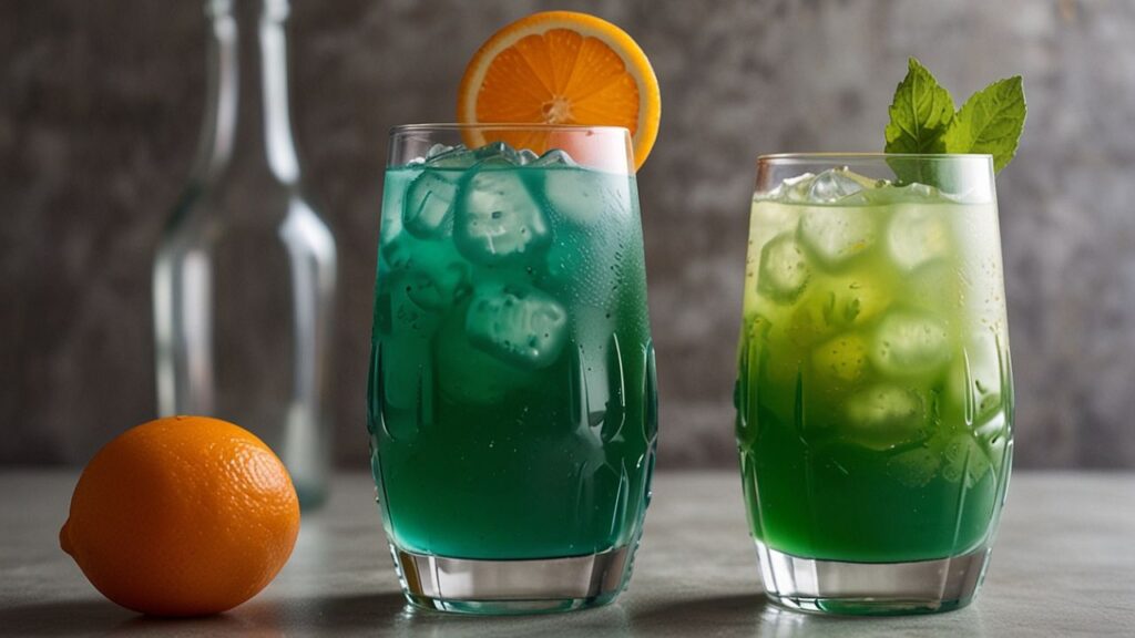 Step-by-step process of mixing Venus de Milo cocktail