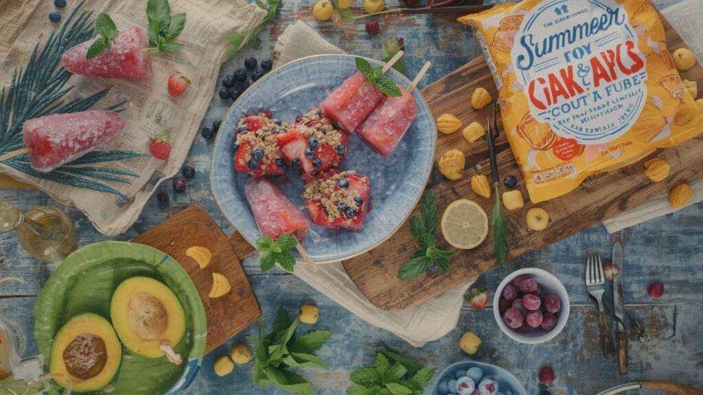 A homemade swirled popsicle with layers of vanilla yogurt and vibrant mango puree. summer snack with a swirl nyt