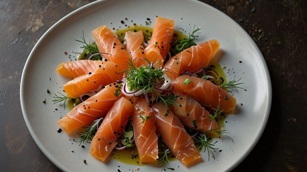smoked salmon carpaccio recipe